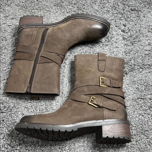 Hotter Brown Blair Zip Fastening Boots Size 9 - Picture 5 of 16